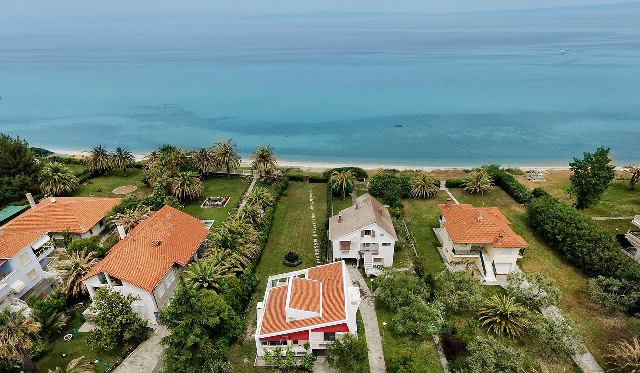 Hestia Beachfront Villa 波利克罗诺 外观 照片